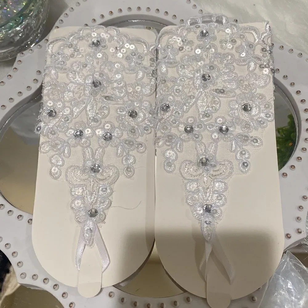 𝅺BRIDAL Gloves White